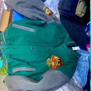 Disney store original tigger wool jacket womens medium snap pockets